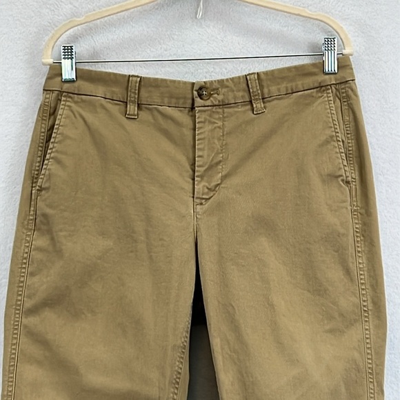 J Crew High-Rise Girlfriend Chinos Sz 8 Tan Cotton/Elastane EUC - Picture 3 of 12